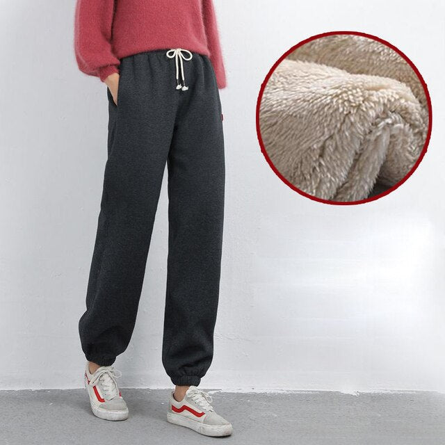 Valenzora | Stylish winter leggings with fur lining for women