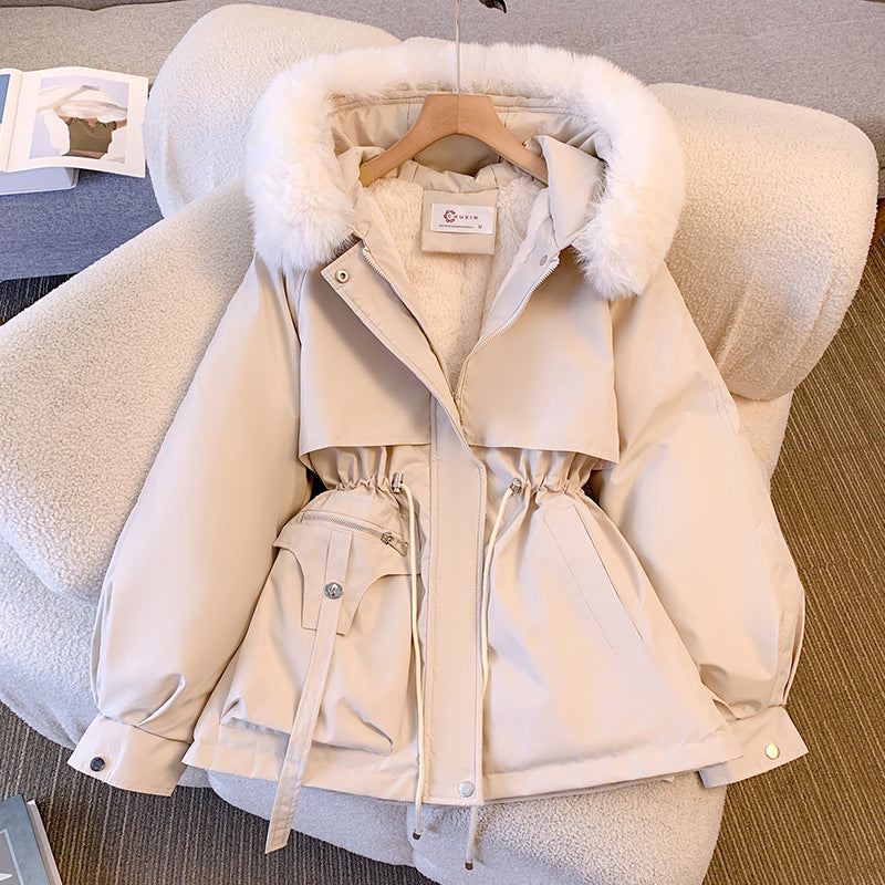 Valenzora - Women's Hooded Winter Parka Jacket with Drawstring
