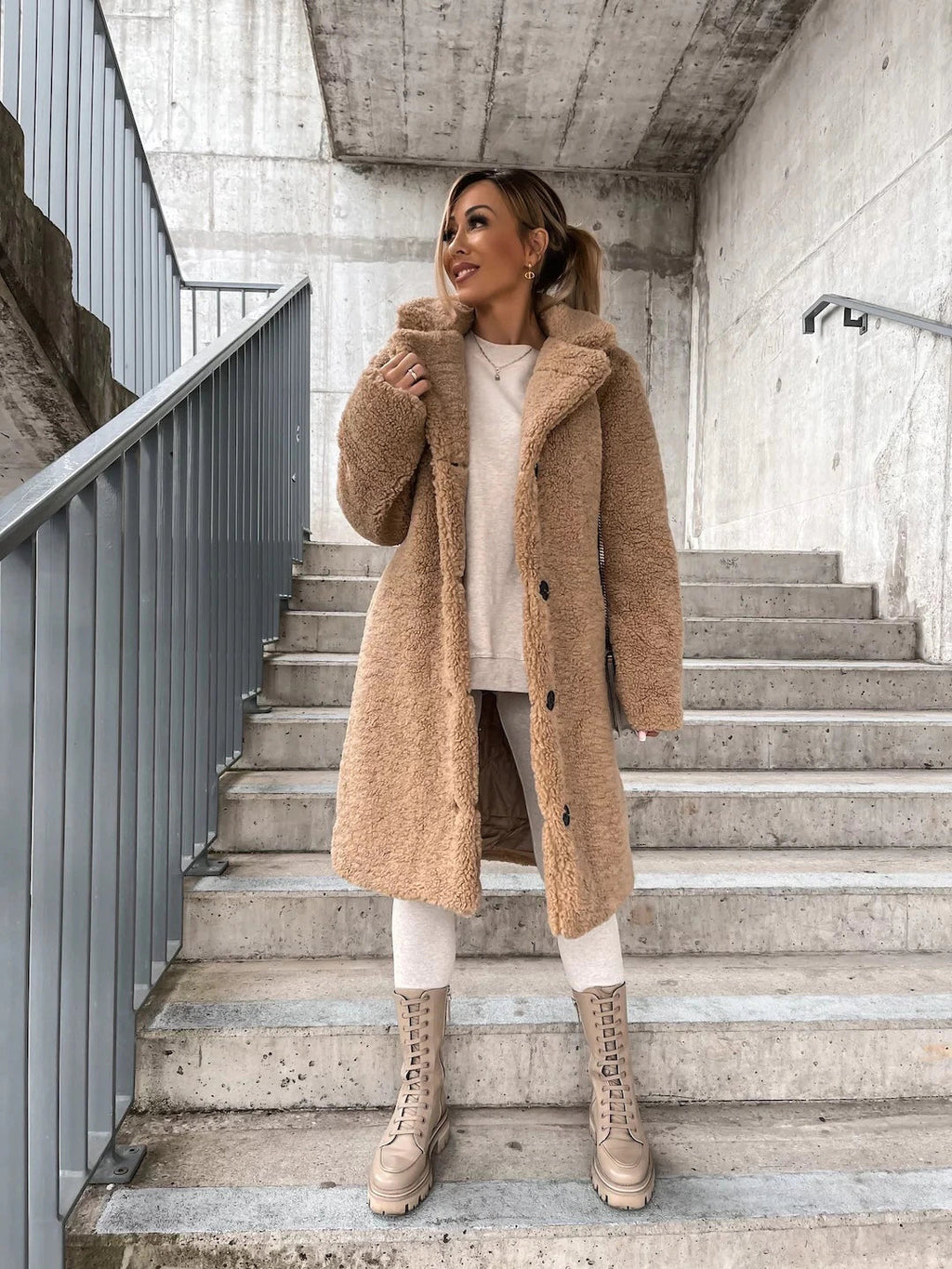 Winter coat made of fine wool