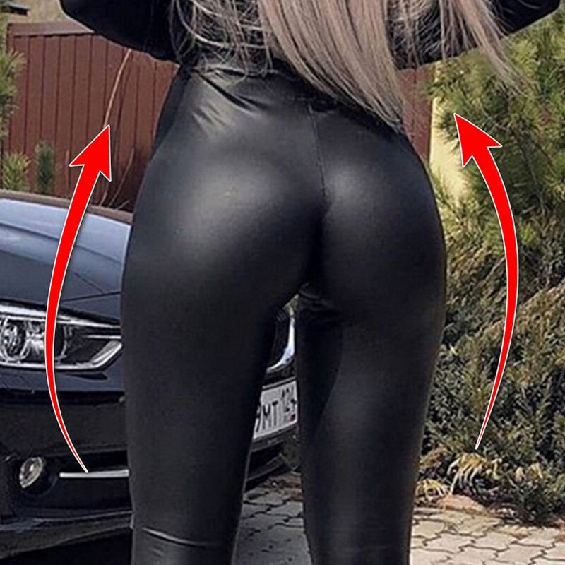 Leather leggings