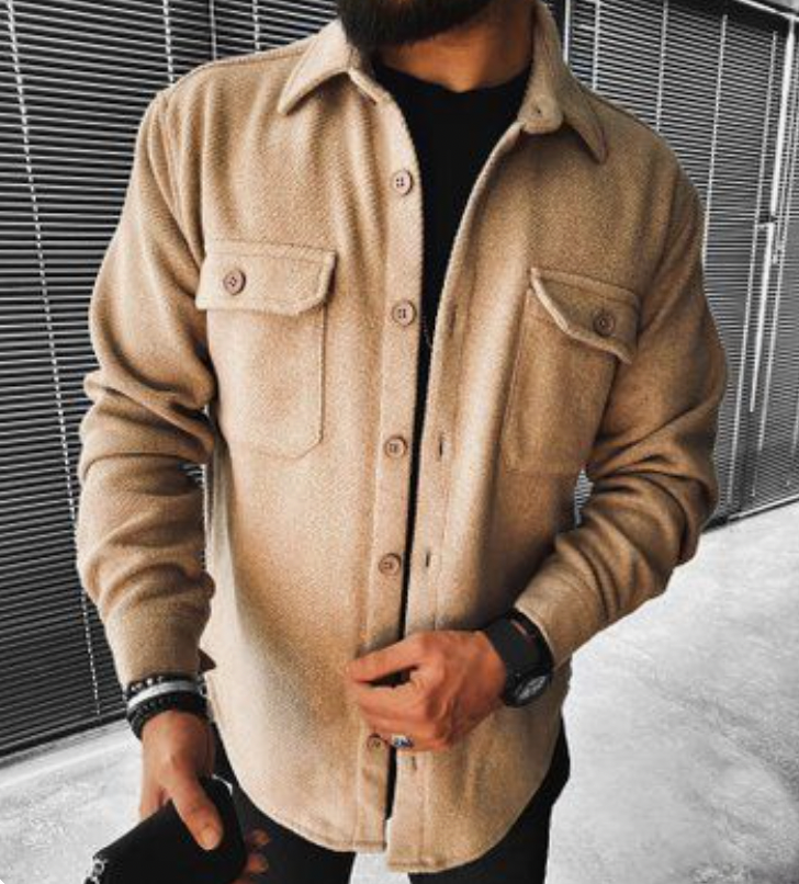 The stylish designer coat