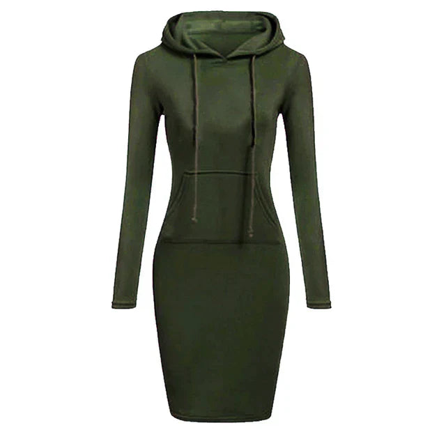 Valenzora - Sweatshirt dress with hood
