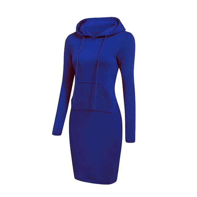 Valenzora - Sweatshirt dress with hood