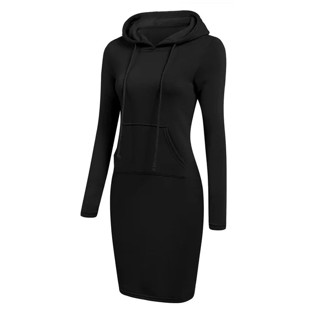 Valenzora - Sweatshirt dress with hood