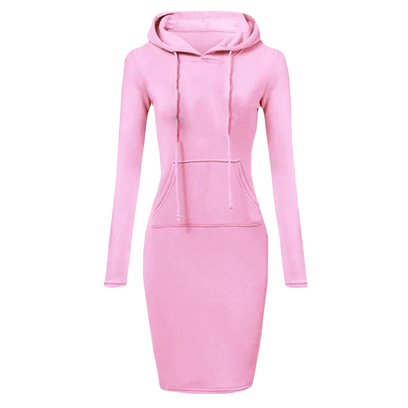Valenzora - Sweatshirt dress with hood