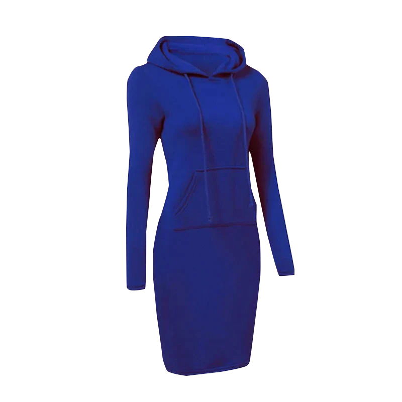 Valenzora - Sweatshirt dress with hood