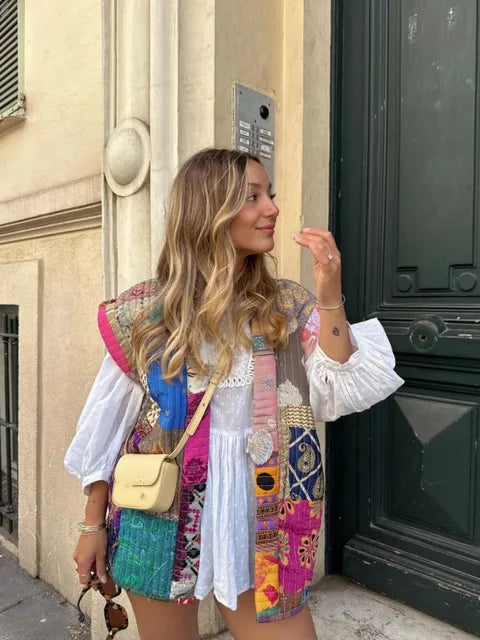 Valenzora – Stylische bedruckte schicke Weste