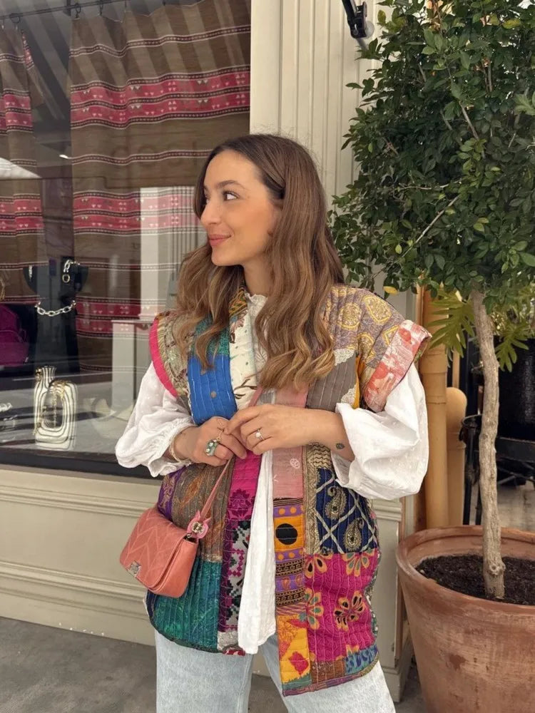 Valenzora – Stylische bedruckte schicke Weste