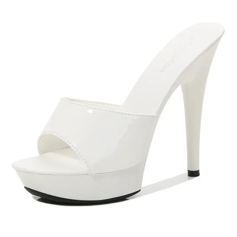 Valenzora | Patent leather high heel sandals