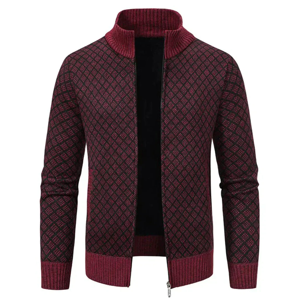 Gestrickter Jacquardpullover