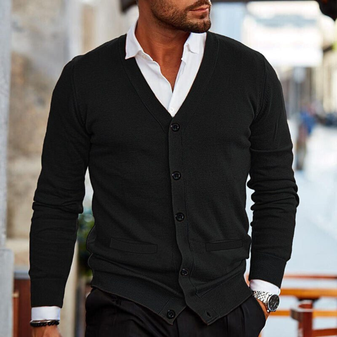 Valenzora | Cotton knit cardigan - Elegant & Classic