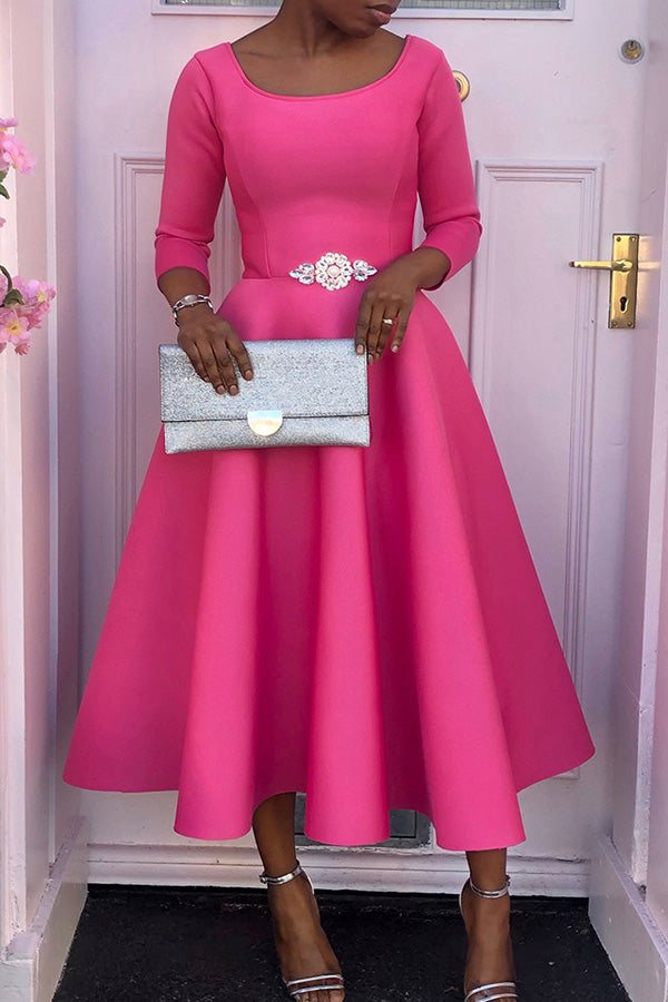 3/4-Arm Swing-Kleid