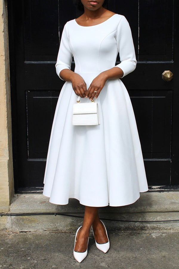 3/4-Arm Swing-Kleid