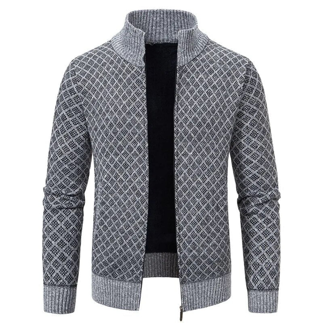 Gestrickter Jacquardpullover