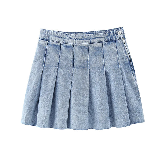 Trendiger Mini-Jeansrock