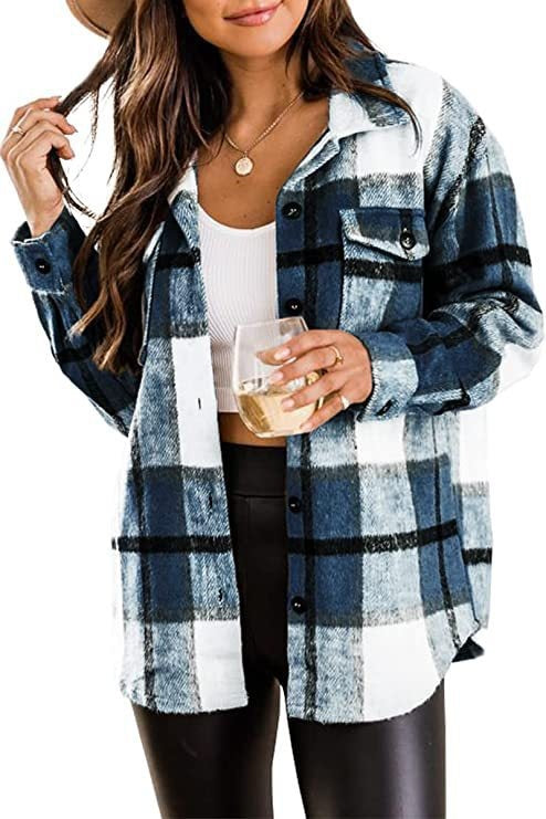 Valenzora Checkered shirt with button placket