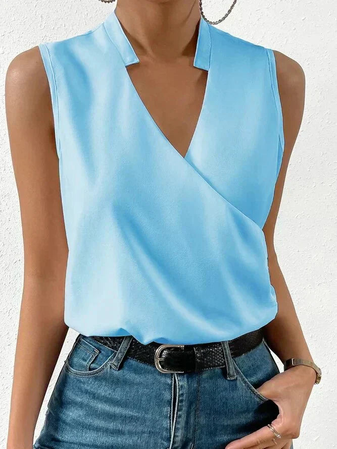 Valenzora | Chic sleeveless blouse for women