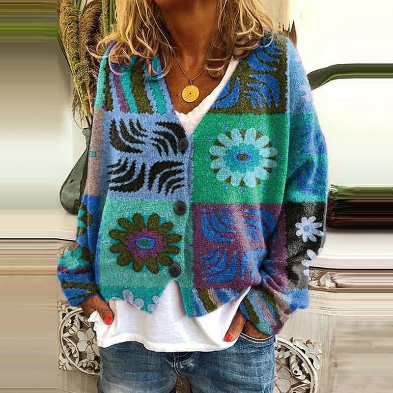 Valenzora - Women's cardigans with a unique print