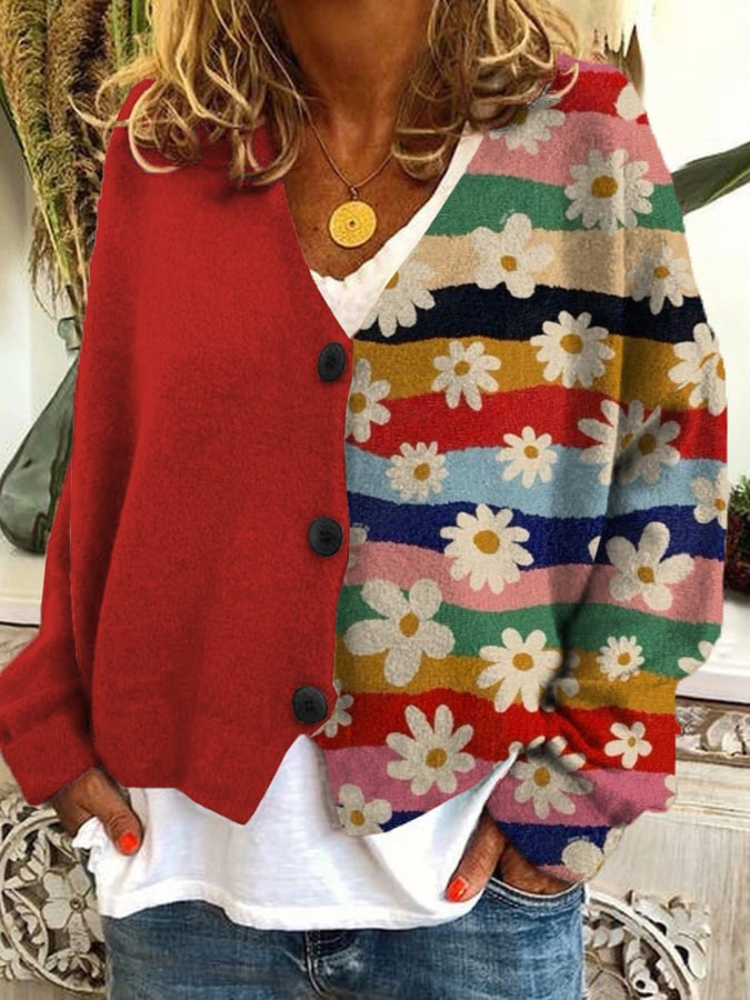 Valenzora - Women's cardigans with a unique print