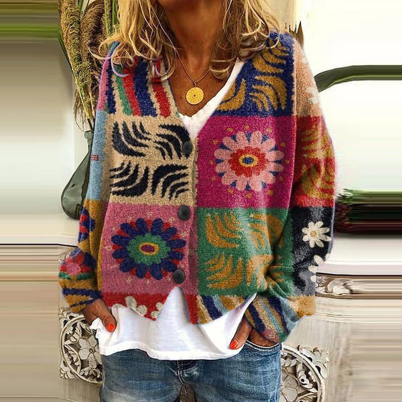Valenzora - Women's cardigans with a unique print
