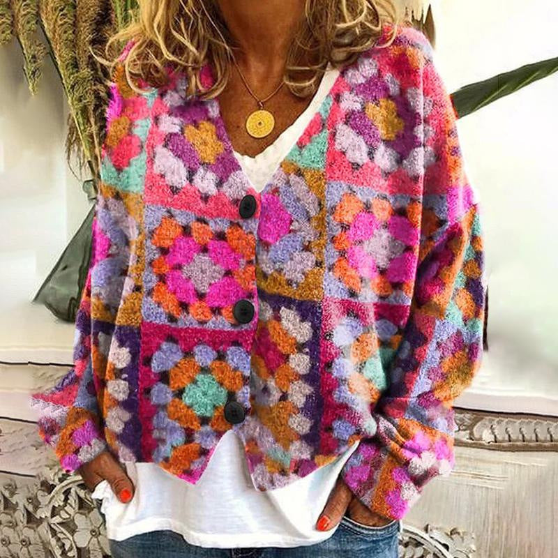 Valenzora - Women's cardigans with a unique print