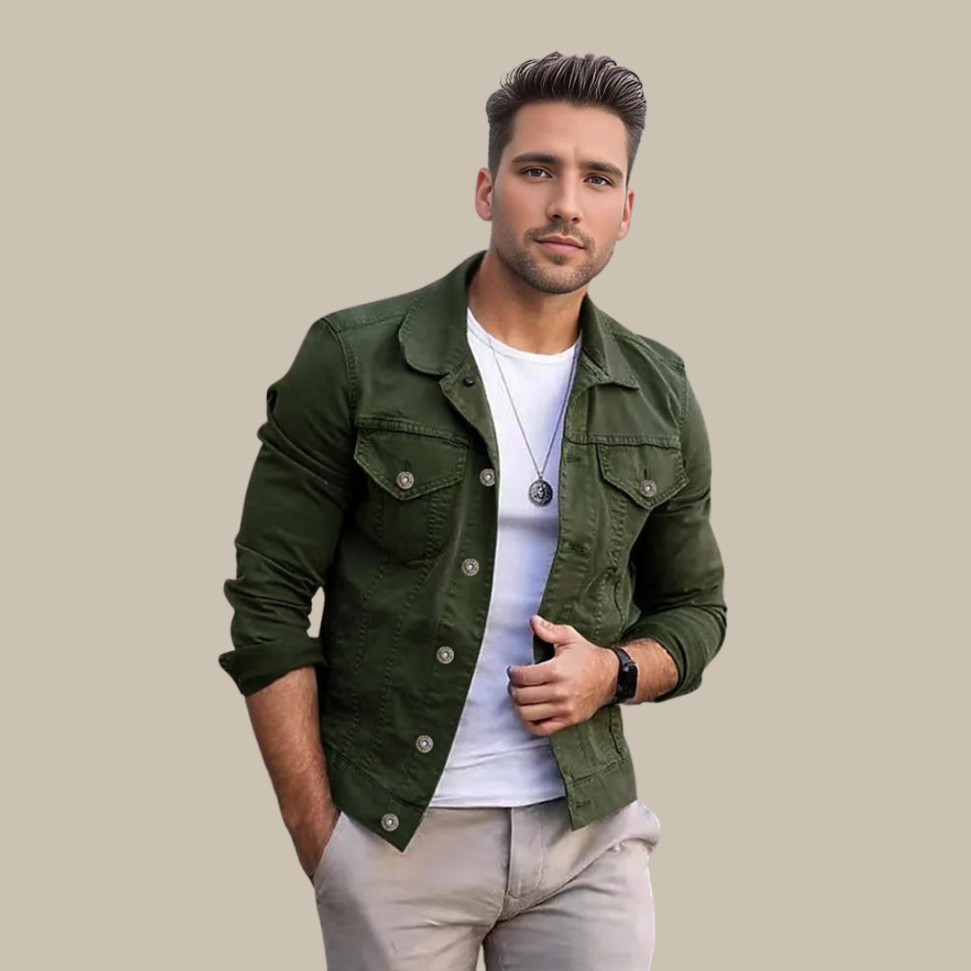 Valenzora | Classic, Dyed Denim Jacket