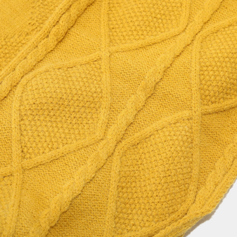 Valenzora | 3-teiliges Strickaccessoire-Set – stylische Damenhut, Schal und Handschuhe