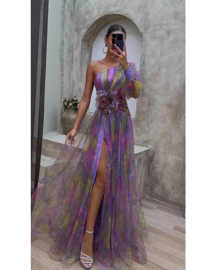 Valenzora | Langärmliges Kleid mit atmungsaktivem Stoff und schmeichelhafter Silhouette für Damen