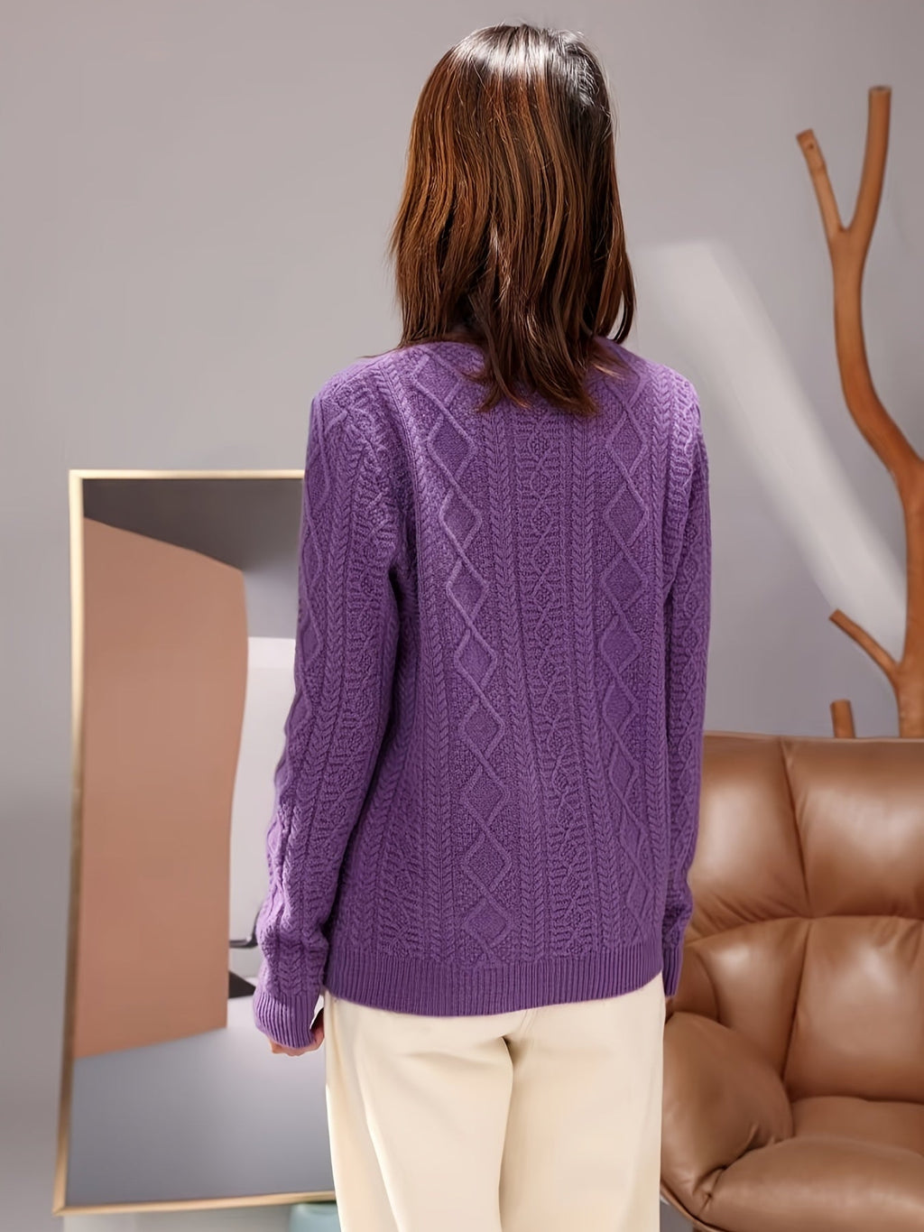 Valenzora | Comfortable knitted wool sweater