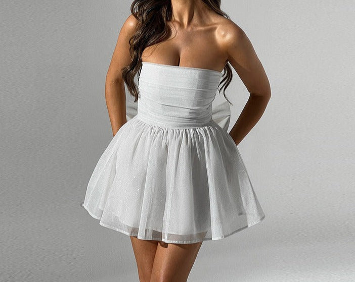 Valenzora | Short Party Dress with Glitter