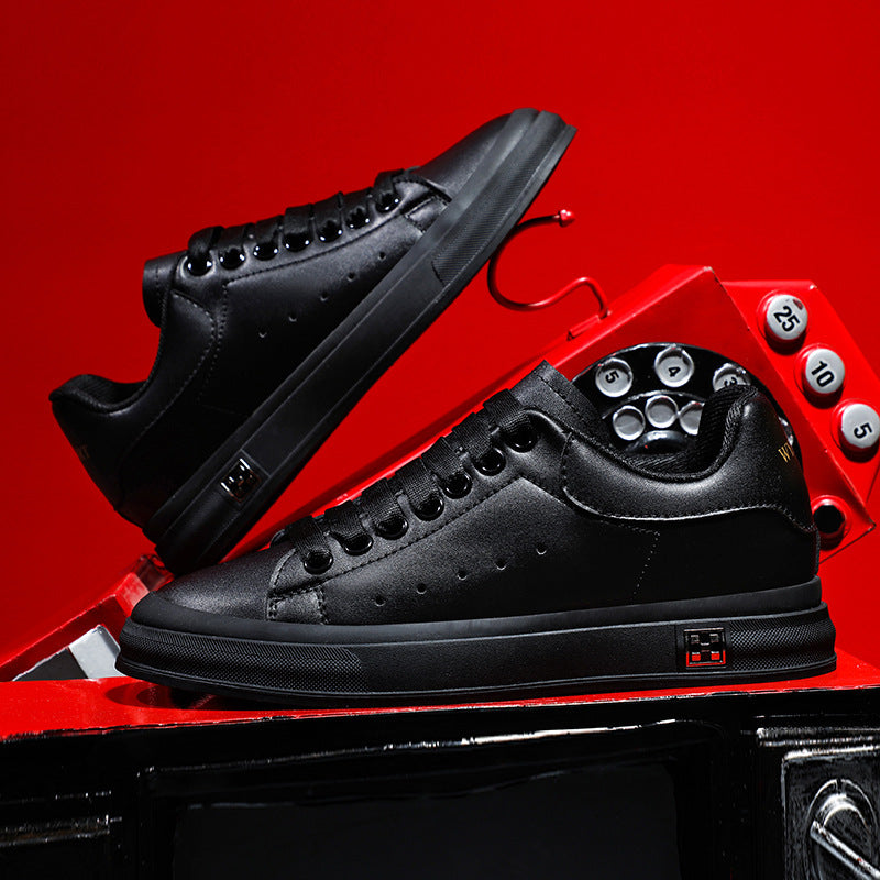 Valenzora | Sneakers mit Absatz: Bequeme Freizeitschuhe mit 6 cm verstecktem Absatz, aus Kunstleder, für Alltag & Business