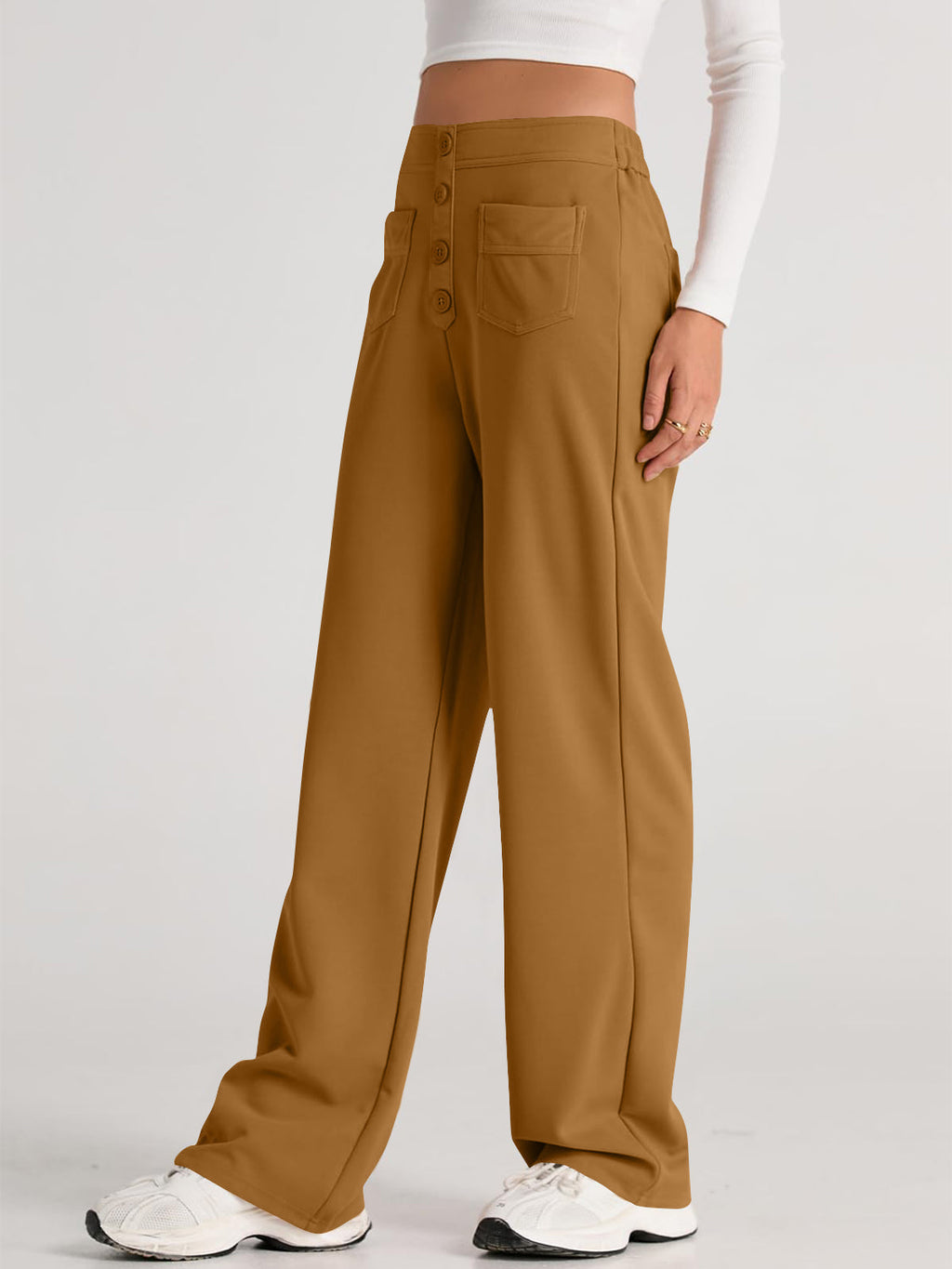 Valenzora | Weite Hose mit Taschen, elegant und bequem