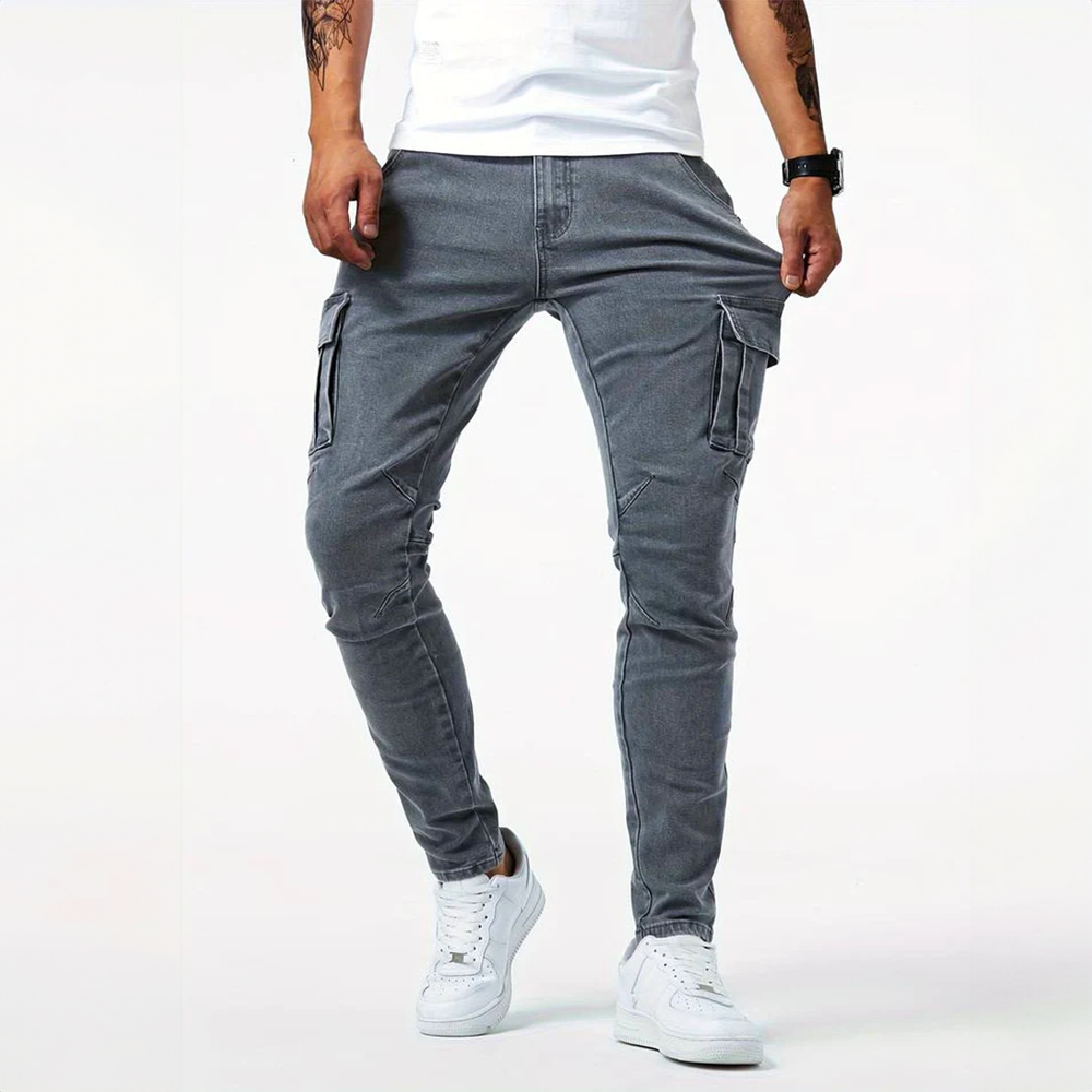 Valenzora | Jeans mit Cargotaschen