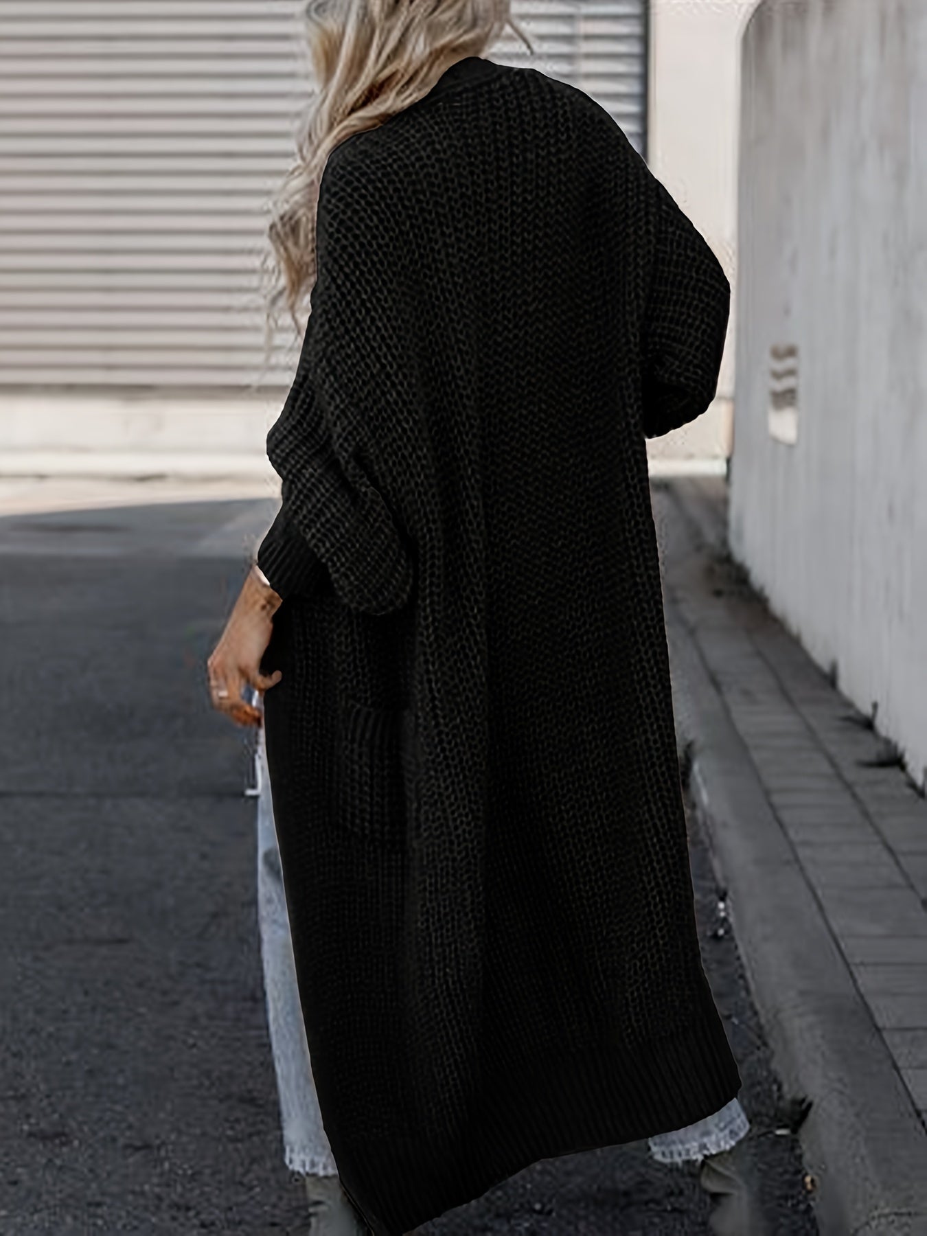 Valenzora Strickjacke aus Wolle mit Taschen für Damen | Perfekt für den Alltag