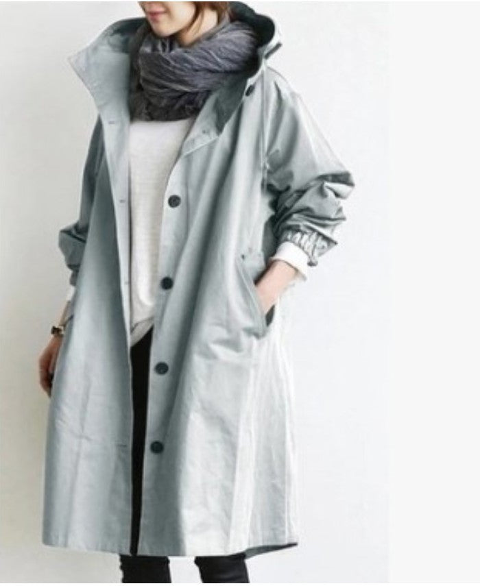 Valenzora | Trenchcoat mit Kapuze