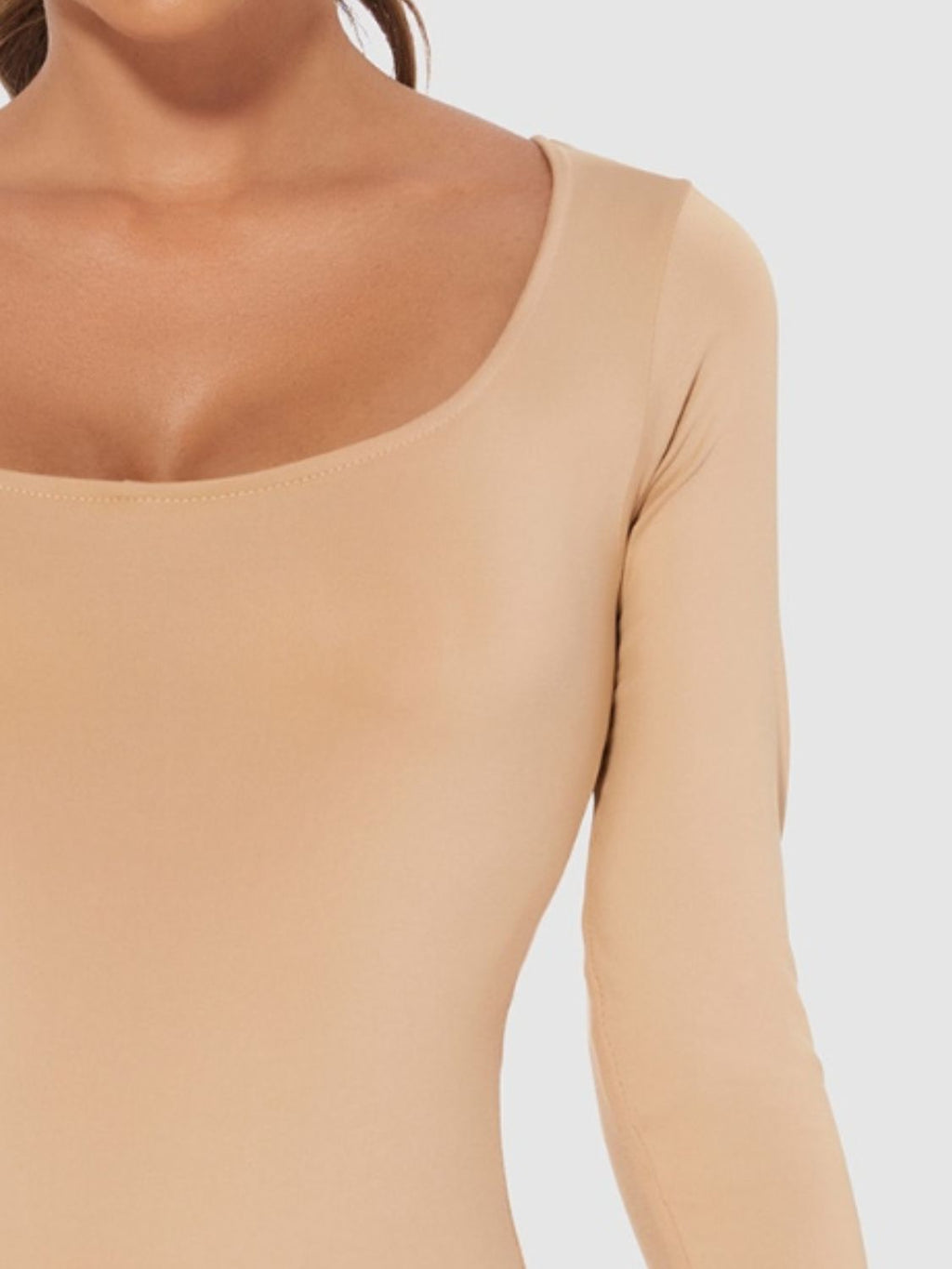 Valenzora | Full Size Crew Long Sleeve Bodysuit