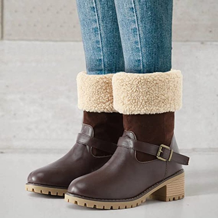 Valenzora | Stylische Herbst-Stiefeletten mit Schnalle für Damen