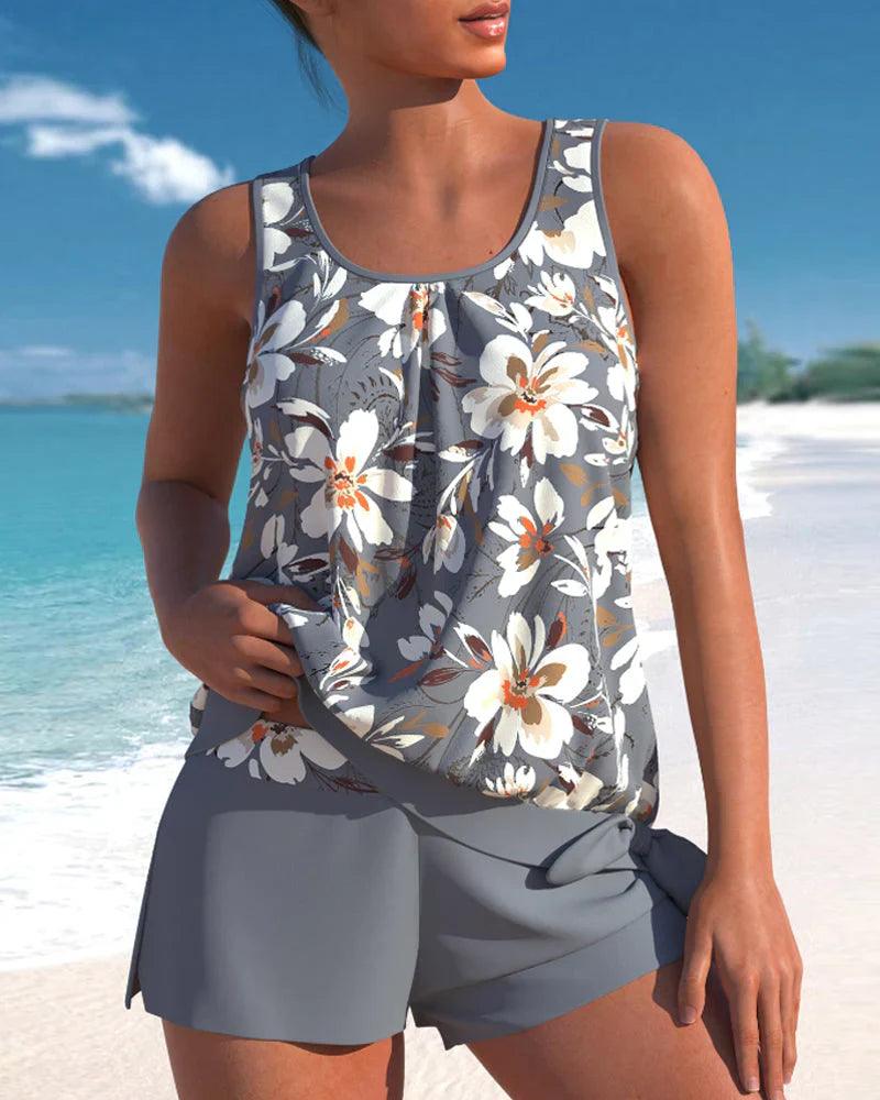 Valenzora | Tankini-Badeanzug Stylisches Zweiteiliges Badeanzug-Set