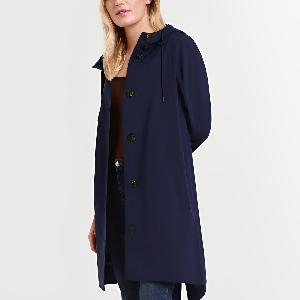 Valenzora | Stylish waterproof rain jacket with