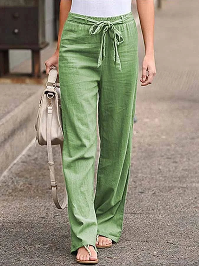 Valenzora | Casual linen trousers