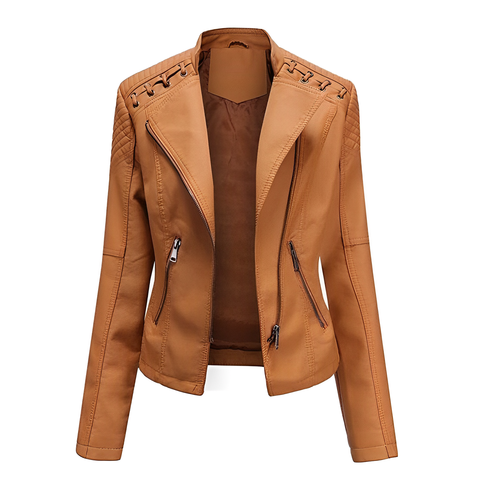 Valenzora Allrounder: The ElegantAura leather jacket