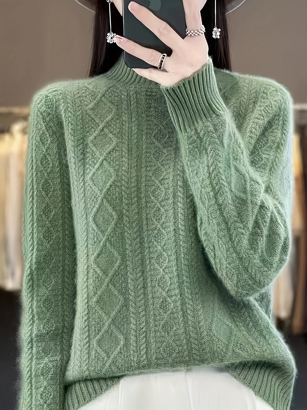Valenzora | Comfortable knitted wool sweater