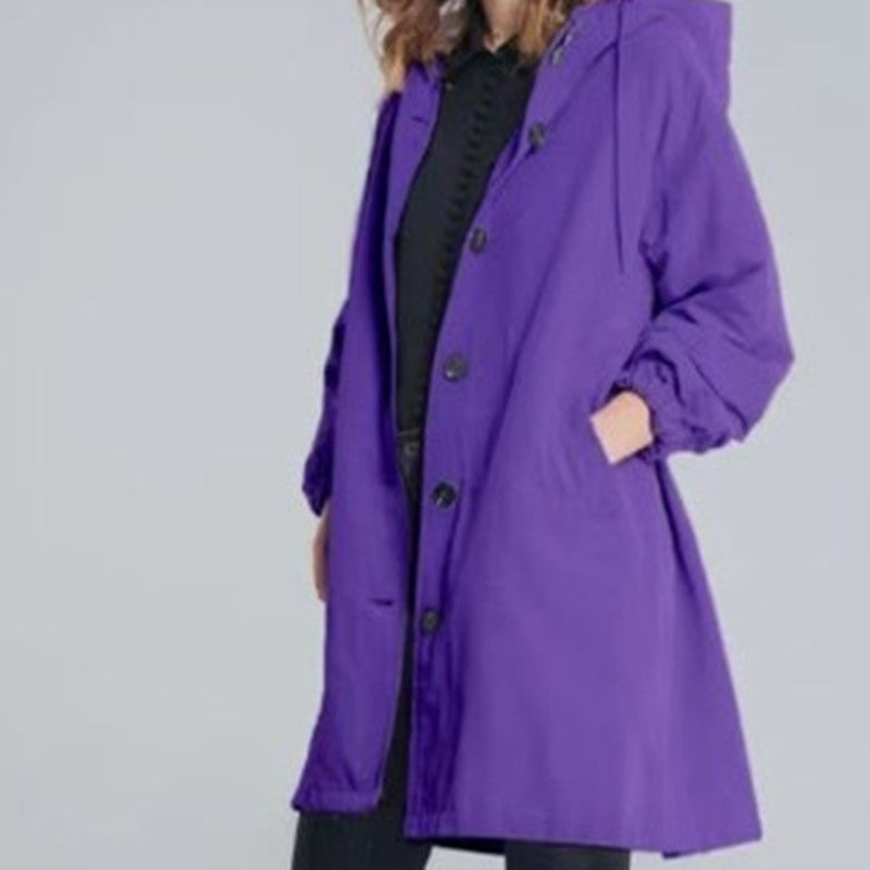 Valenzora | Trenchcoat mit Kapuze