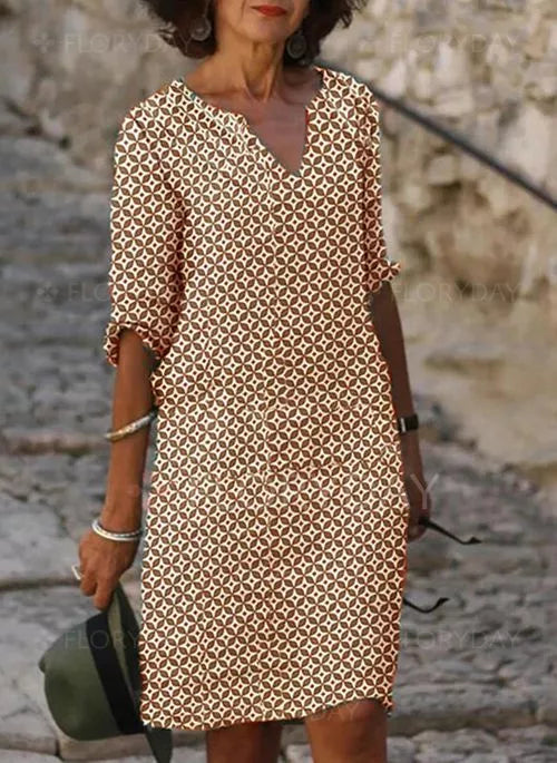 Valenzora | Elegant summer dress for women, airy and modern