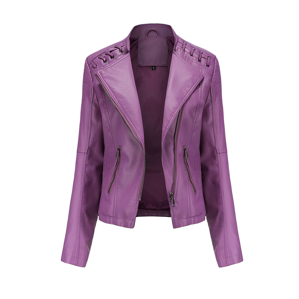 Valenzora Allrounder: The ElegantAura leather jacket