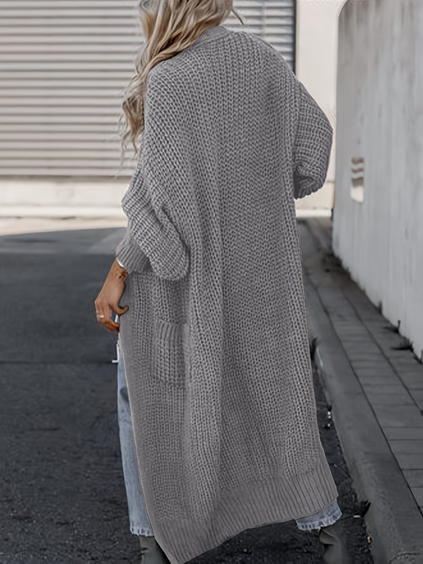 Valenzora Strickjacke aus Wolle mit Taschen für Damen | Perfekt für den Alltag