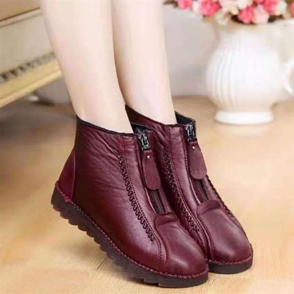 beliebte, rutschfeste Ankle Boots aus Leder