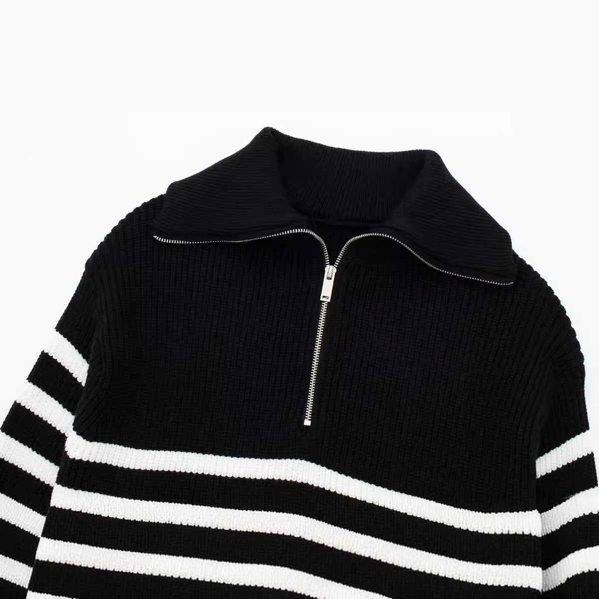 Valenzora | All Match Wollpullover mit offenem Kragen