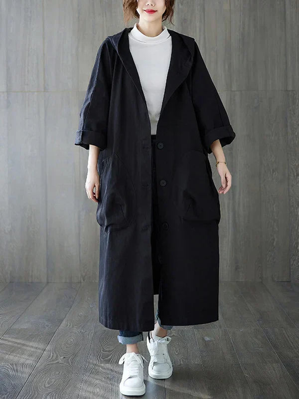 Valenzora | Long Waterproof Trench Coat