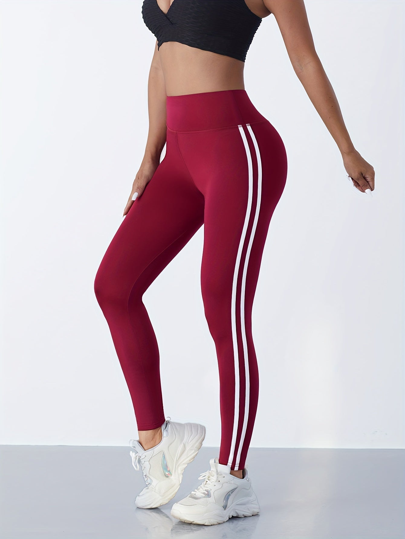 Valenzora | Feuchtigkeitsableitende Yoga-Leggings mit hohem Bund